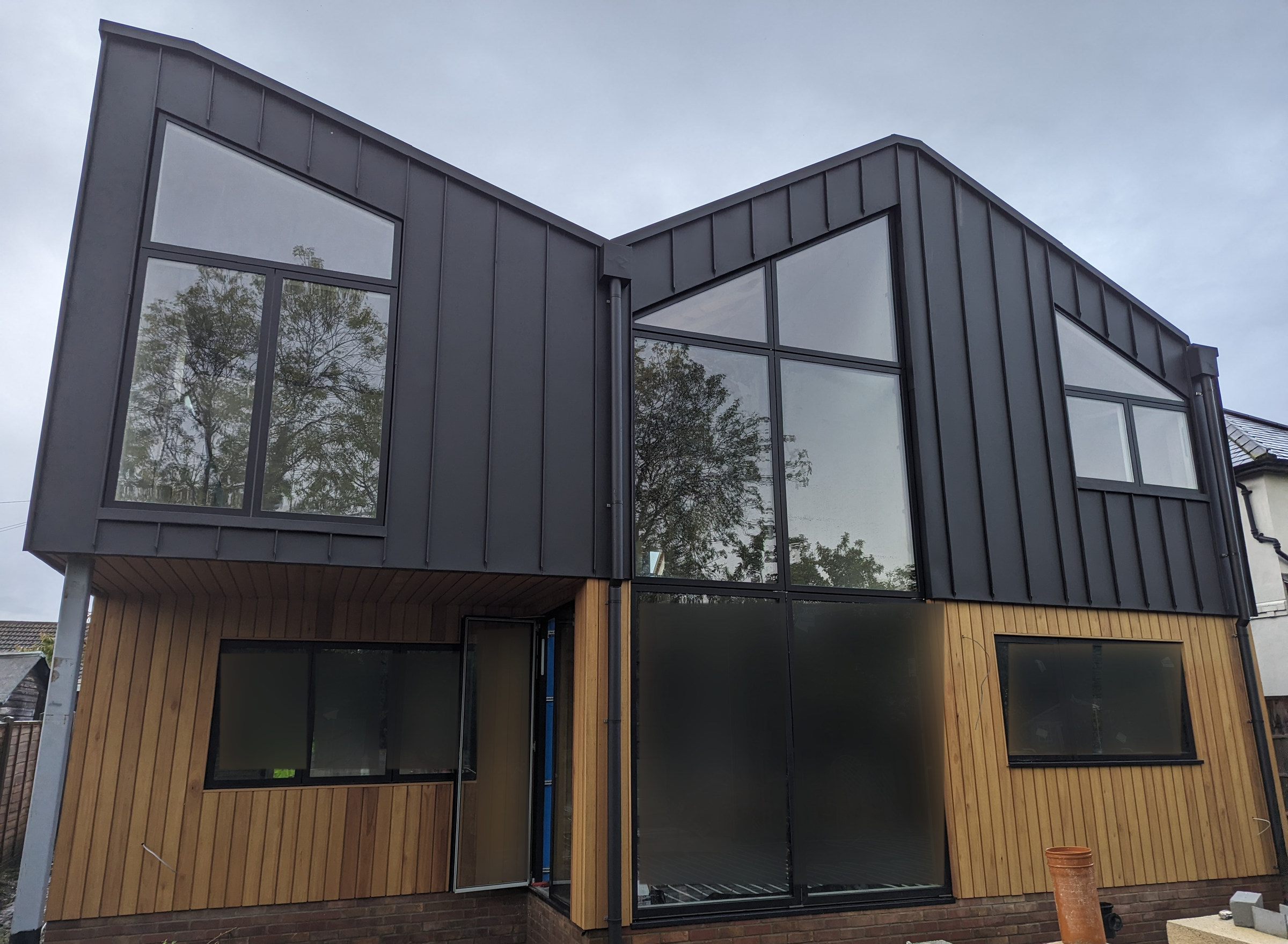PREFA Black Grey roofing and cladding — hero view